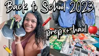 2023 Back To School Prep + Haul | Affordable School Shopping as a Single Mom