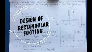Design of Isolated Footing with Axial Load and Moment | Nominal Rebar at Top face | IOE TU PU MU |