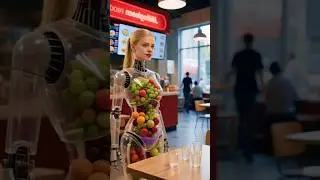 Veri good robotic juice machine #grind #fruits #juse #farmer