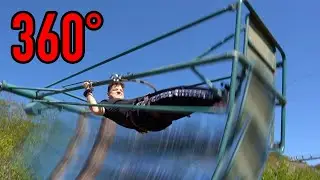 ÁTFORDULTUNK A 360°-os (átfordulós) HINTÁN! 🎠💩(tele volt a gatyánk)