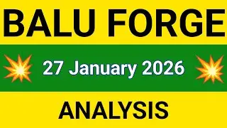BALU FORGE Share Technical Analysis Today | BALU FORGE Share Price in Hindi | 27 January 2026 