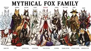 Ancient Mythical Foxes That Started the Kitsune Family | The Evolution of the Nine-Tailed Fox