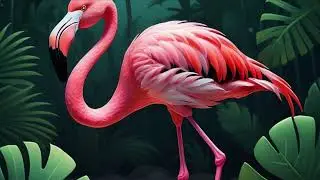 Children Tunes flamingo needs food