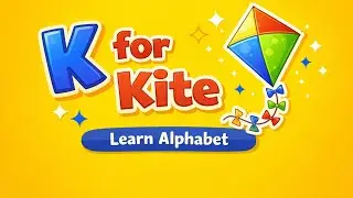 K for Kite 🪁 | Alphabet K | ABC Learning for Kids | Phonics A&ndash;Z