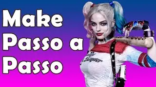 HALLOWEEN - COMO FAZER A MAQUIAGEM DA ARLEQUINA SIMPLES E FÁCIL - ARI FONTINELLI