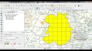 Инструмент QGIS OSGR: генерация квадратов сетки OS.