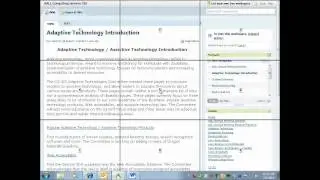 Assistive technology program MouseGrid demonstration