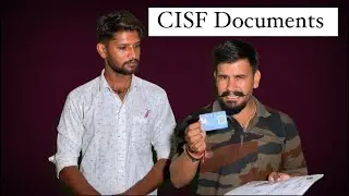 Cisf Documents जानकारी  || ये Documents जरूर ले जाएँ || Cisf Documents Full Information