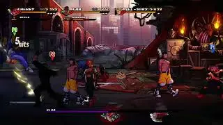 Streets of Rage 4 First Boss Stage - Cherry Hunter
