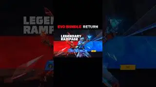 💥 RAISTAR EVO BUNDLE RETURN 🥵 | #shorts #ffshorts #ffshortstamil #trending #freefire #newevent