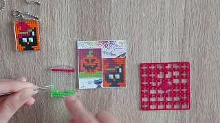 Médaillons duo halloween de  Pixel hobby.fr + CODE PROMO en barre d'info #pixelhobby  #pixelhobby.fr