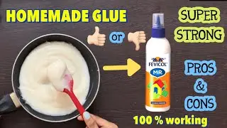Homemade Glue | How to make glue at home | TESTED 100 % working | Pros and Cons | Homemade Fevicol