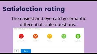 Semantic differential scale