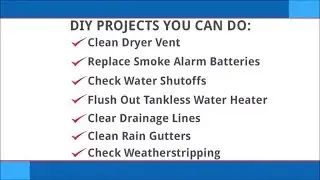 Annual Household Maintenance Checklist