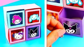 Cute Paper Organizer 🤩 DIY Mini Box for Small Things