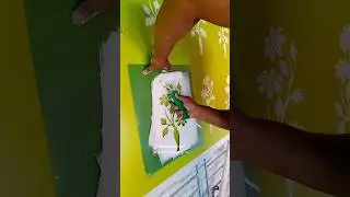 Stencil Design #wallpainting #art #viralvideo #craftingvideo #trendingvideo #shortfeed #shorts