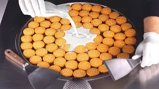 Golden OREO Experiment with Ice Cream Rolls | fast rough ASMR with many many Oreo Sandwich Cookies