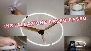 Come installare un ventilatore da soffitto con luce di Leroy Merlin MANTRA NEPAL