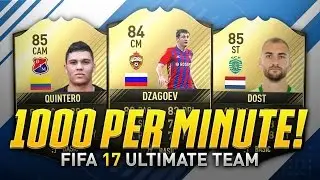 MAKE 1,000 COINS EVERY MINUTE! (FIFA 17 Trading/Sniping Method)