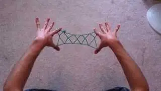 String Games with David - 4 Diamond Bridge (Jacob's Ladder) and Cat Whiskers