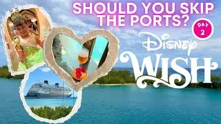 Day 2 Disney Wish Cruise: Princess Makeovers & Pirate Night!