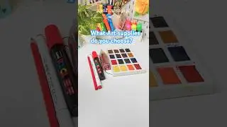 What Art Supplies do You Choose? #shorts #artsupplies