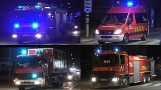 Brandweer HVZ Rivierenland en Politie met spoed naar een rampoefening in Schelle!