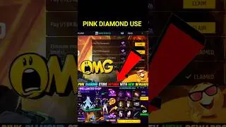 How To Use Pink Diamond In Free Fire 🤯 Pink Diamond Store Return 2025 | #shotrs #freefire
