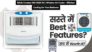 BAJAJ Coolest MD 2020 54 L Window Air Cooler - Efficient Cooling for Your Bedroom Review in Hindi |