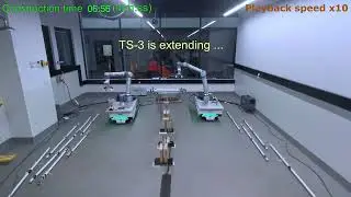 Robotic construction for reciprocal frame structures