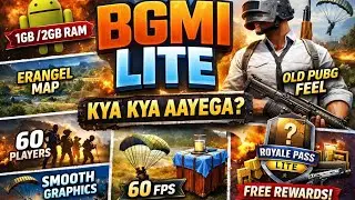 BGMI LITE KYA KYA AAYEGA 😱🤔 #pubglite #pubgmobile #bgmi #update #0.20.0