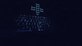 Anticodes typewriter, interactive installation