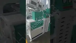Small combine rice mill in our showroom WhatsApp: +8619939930696 #shorts #combinericemill