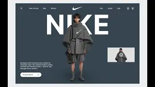 Nike-Inspired Landing Page Design in Figma | Modern UI Tutorial for Beginners
