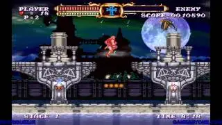 Castlevania: The Adventure ReBirth Walkthrough (Stage 1)