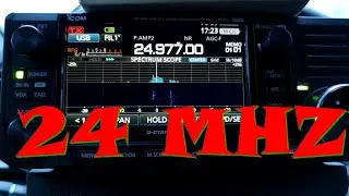 Icom IC-705. 24 MHZ