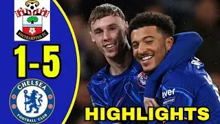 All Goals Southampton 1-5 Chelsea Highlights Palmer,Nkunku Sancho And Madueke