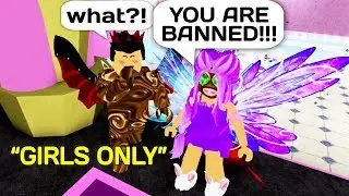 BREAKING INTO THE GIRL'S BATHROOM GOES WRONG IN ROBLOX ROYALE HIGH!