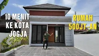 Rumah Cantik Minimalis Estetik dengan Atap Limasan 500 Jutaan Dekat Kota Jogja | Dijual Rumah Jogja