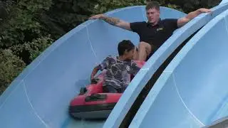 Our Child gets rescued from Water force Blackgang chine happy !