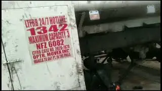 Baklas ng under chasis, at Boogie base,  Hino 700