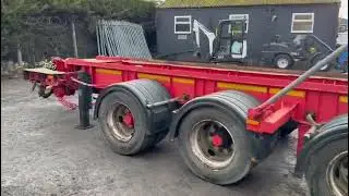 TRI AXLE HOOK LOADER TRAILER*C/W EASY SHEET*
