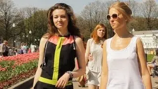 Gorky Central Park of Culture and Leisure in Moscow. 