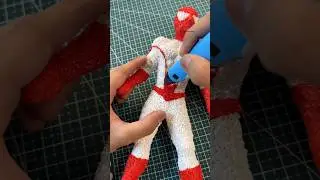 I created 😳 Spiderman 3d figure using 3d pen ✨ #shorts