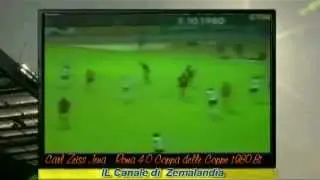 Coppa delle Coppe 1980 Carl Zeiss Jena - Roma 4 0
