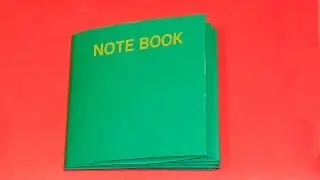 How To Make Easy Mini Notebook Without Glue and Tape - DIY Notebooks