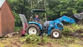 FINALLY Moving the camp shed!