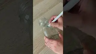 Cute & Easy Acrylic Marker Bottle Painting 🎨 #acrylicmarkers #acrylicmarker #easyartforbeginners