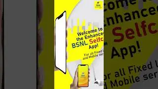 #BSNLSelfcareApp is your all-in-one solution for landline, FTTH, and mobile services.