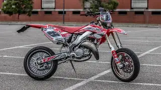 WHEELIE AND ACCELERATION TEST HONDA CR 125